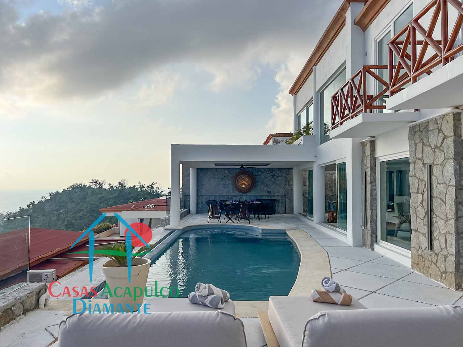 Brisas del Marqués Palmetto 9 Villa Frida - Terraza y alberca 13